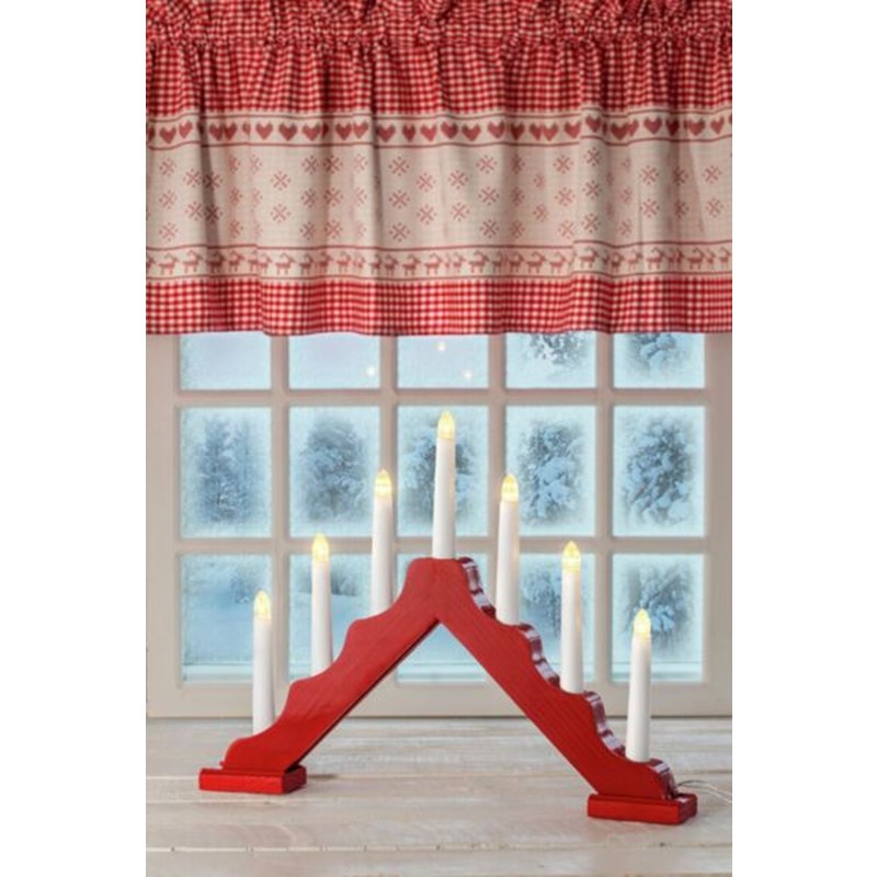 Airam Silja kynttelikkö 7, punainen IP20