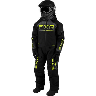 Yth Recruit Monosuit Black/Charcoal/HiVis 14