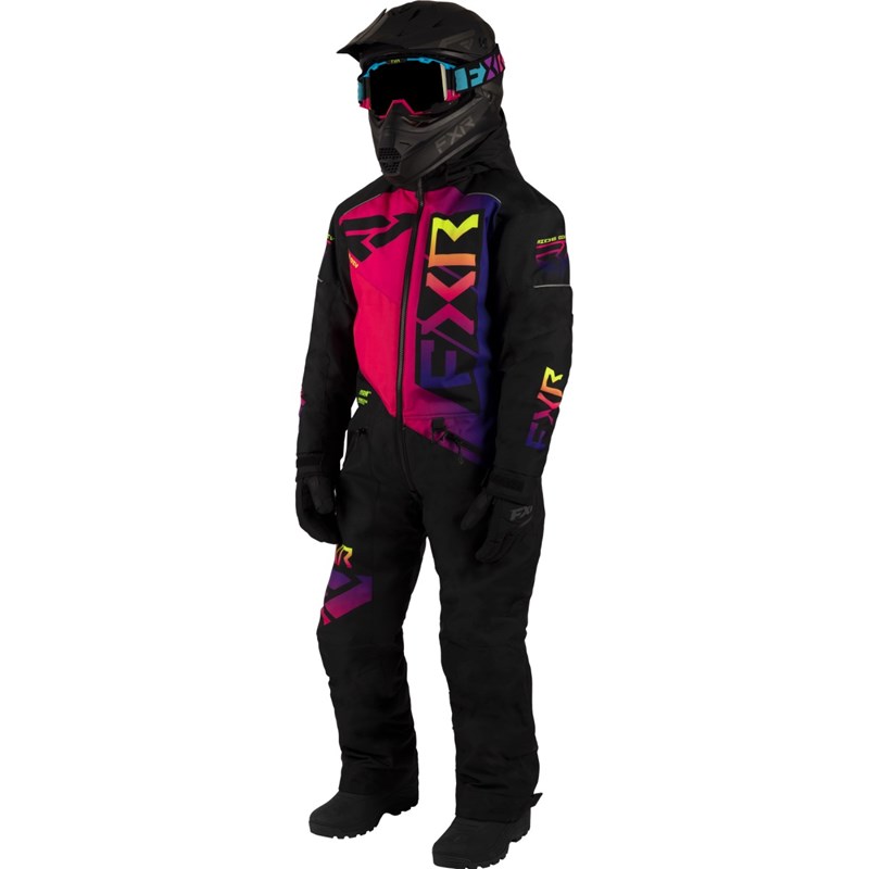 Yth Helium Monosuit 12 Black/Neon Fusion