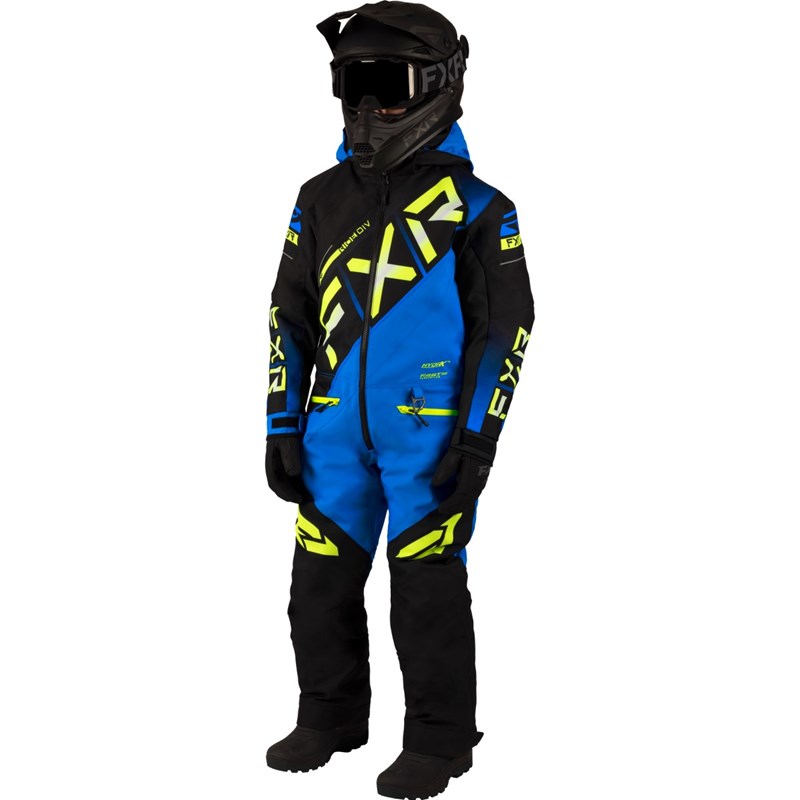 Yth CX Monosuit 14 Black/Blue/Hi Vis