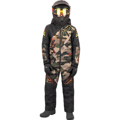Yth CX Monosuit 16 Army Camo/Black