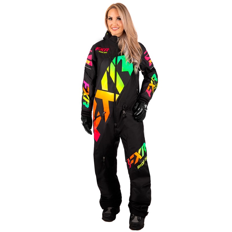 W CX Lite Monosuit Black/Sherbert 2