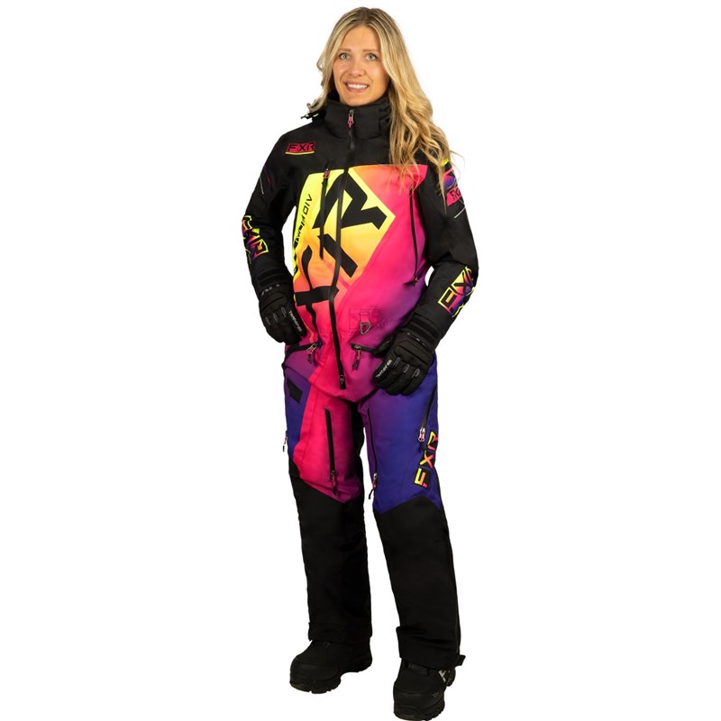 W CX F.A.S.T. Ins Monosuit Black/Neon Fusion 12