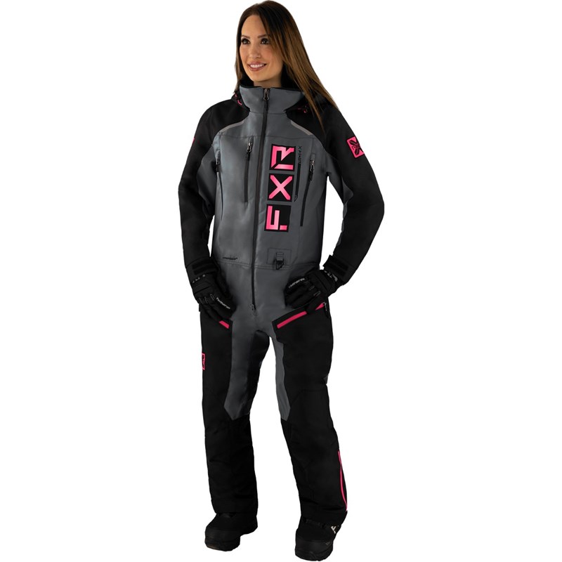 W Recruit Lite Monosuit 10S Black/Charcoal/Fuchsia