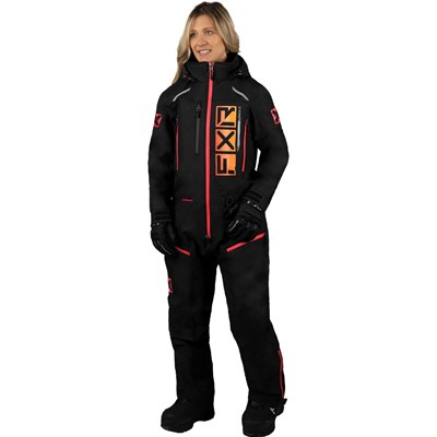 W Recruit Lite Monosuit 6 Black/Rasp-HiVis Fade