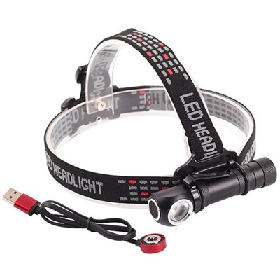 K27 Led Otsalamppu Ladattava 1000LM