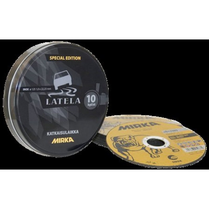 Mirka Katkaisulaika 125X1,0X22,2MM LATELA 10KPL