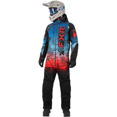 M Helium Ins Monosuit XS Blue-Red Haze