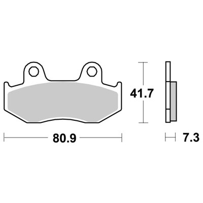 Sbs Jarrupalat Sintered Offroad