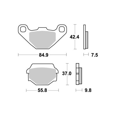 Sbs Jarrupalat Sintered Offroad