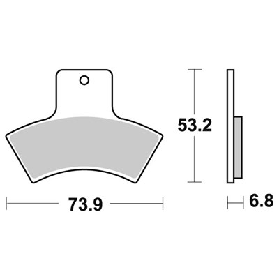 Sbs Jarrupalat Sintered Atv POLARIS