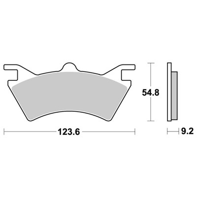 Sbs Jarrupalat Sintered Atv POLARIS