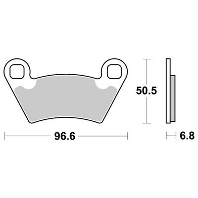Sbs Jarrupalat Sintered Atv POLARIS