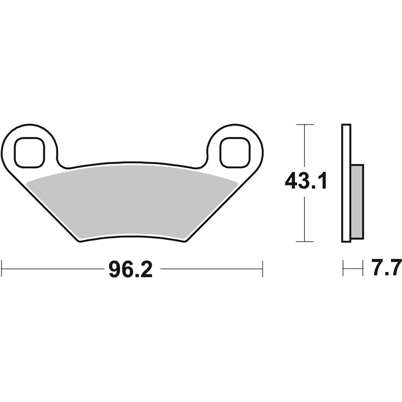 Sbs Jarrupalat Sintered Offroad