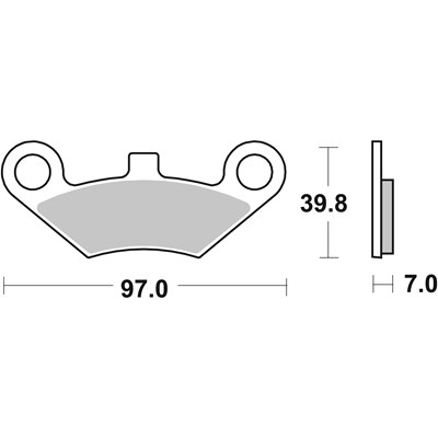 Sbs Jarrupalat Sintered Offroad