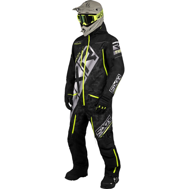 M CX F.A.S.T. Ins Monosuit XL Black/Black Camo/HiVis