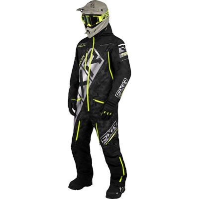 M CX F.A.S.T. Ins Monosuit XL Black/Black Camo/HiVis