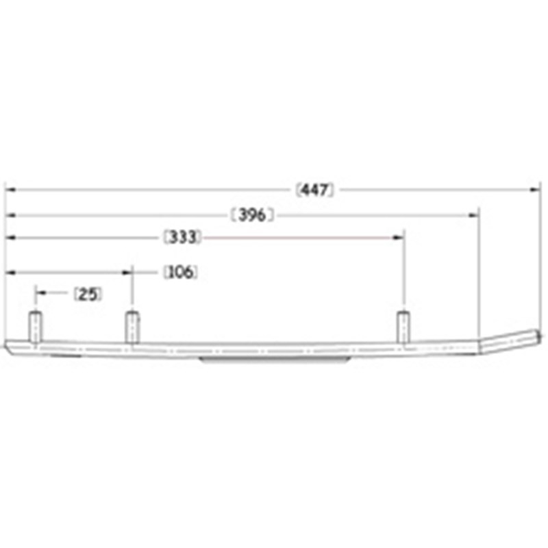Sno-X Ripper Four Kovametalli Ohjainrautapari 4"