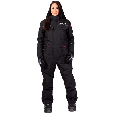 W Excursion Monosuit 4 Black/Fuchsia