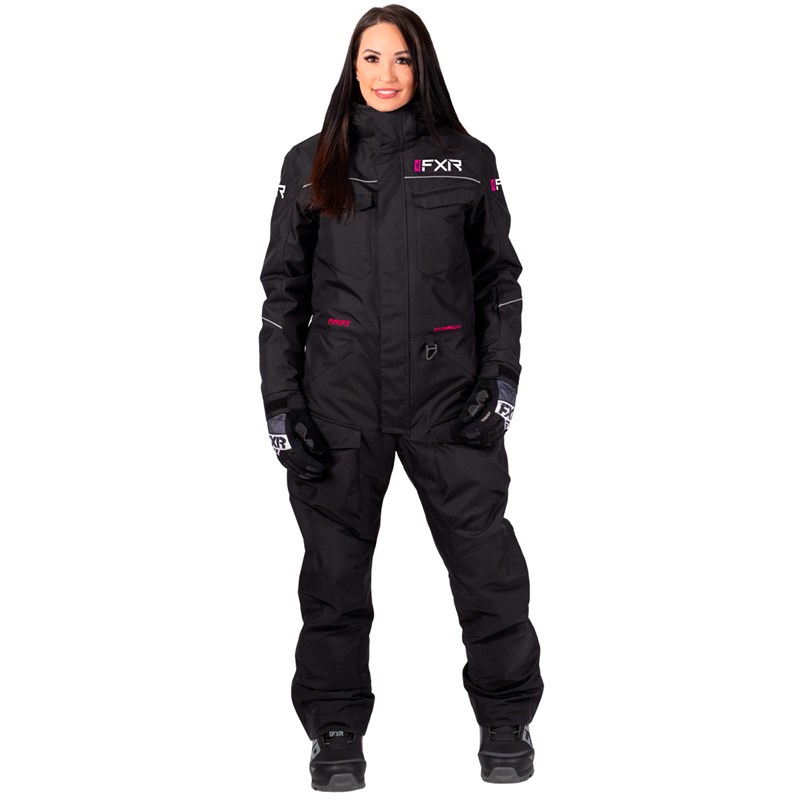 W Excursion Monosuit 12 Black/Fuchsia