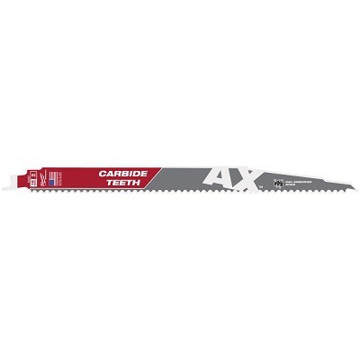 Milwaukee puukkosahanterä TCT AX 300mm 5TPI, 1kpl