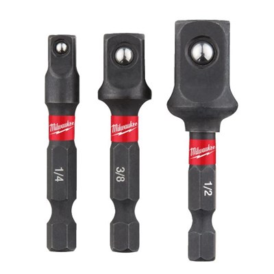 Milwaukee Adapterisetti - Hex-liitäntä 3 pc