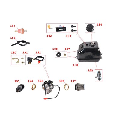 Polttoaineen hana INTRUDER. GS150s. GS200s