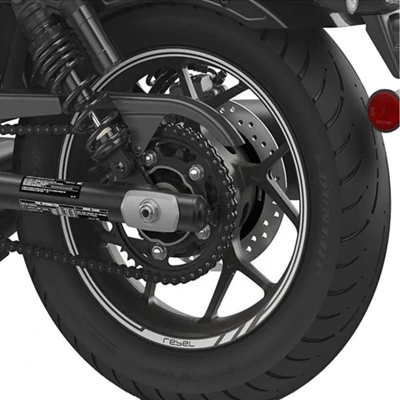 Honda Rebel 1100 Takavanteen tarra, hopea
