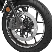 Honda Rebel 1100 Etuvanteen tarra, hopea