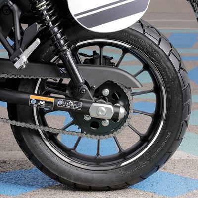 Honda CL500 Takavanteen tarra, hopea
