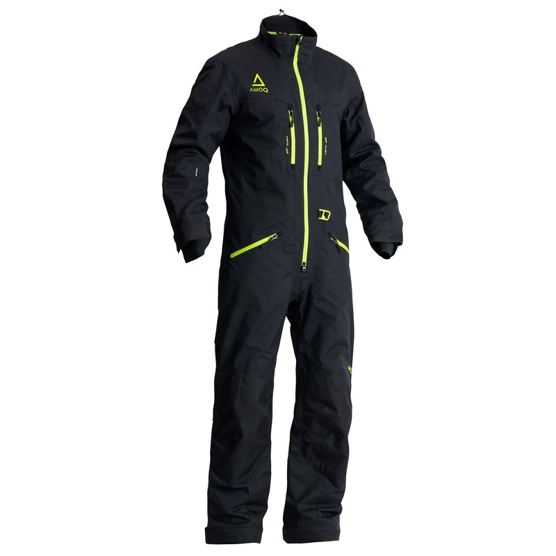 AMOQ Ballistic Monosuit Musta/HiVis XS