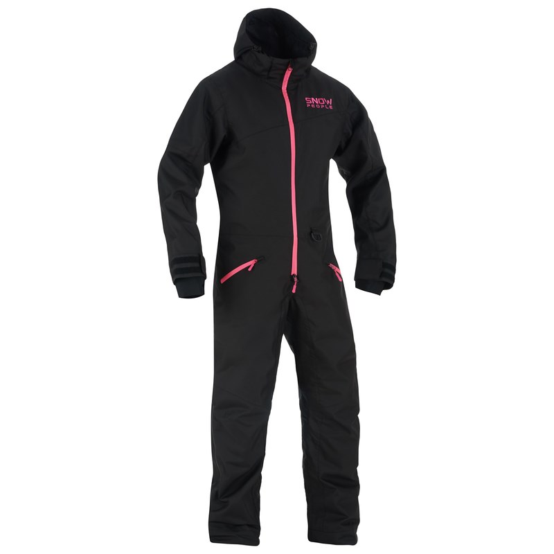 Snowpeople Rider Naisten Haalari Musta/Pinkki M