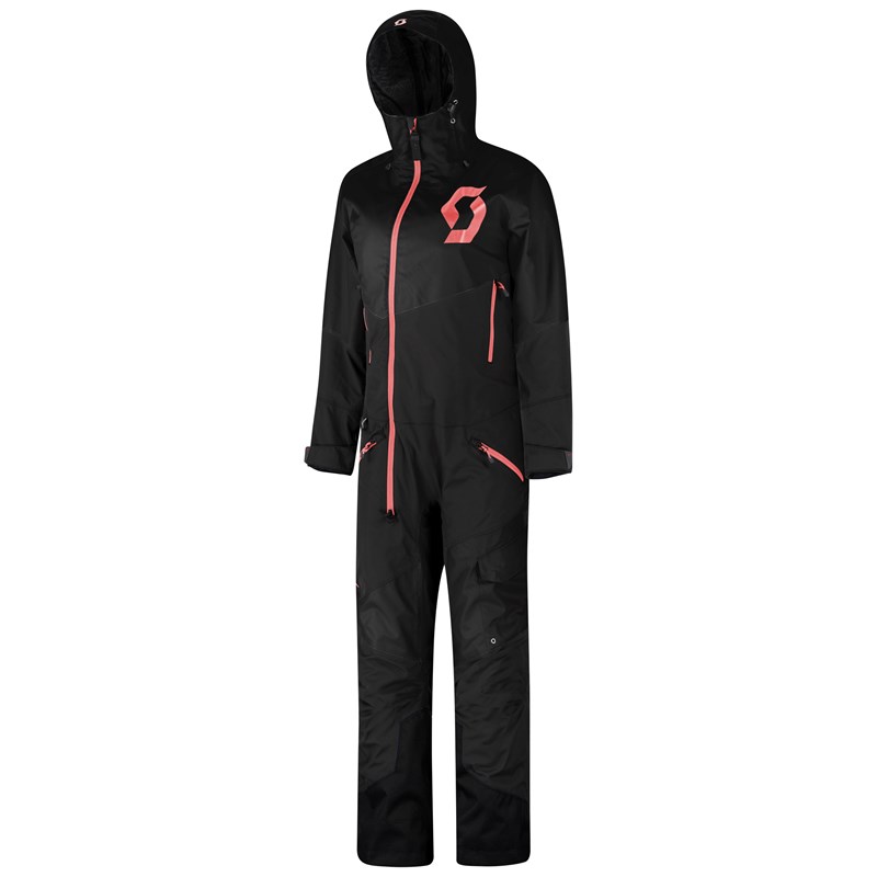 Scott Monosuit Naisten Back-X Dryo musta/pinkki XL