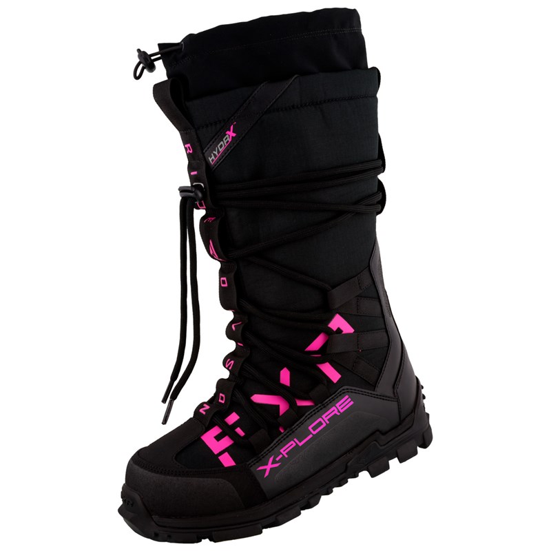 X-Plore Boot 5/7/37 Black/Fuchsia