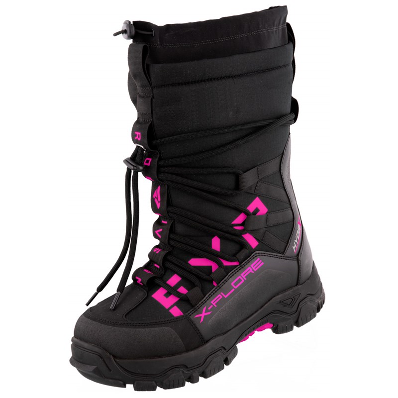 X-Plore Short Boot 8/10/41 Black/Fuchsia