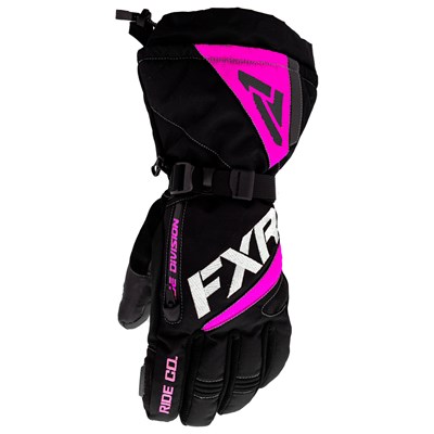 W Fusion Glove S Black/Elec Pink