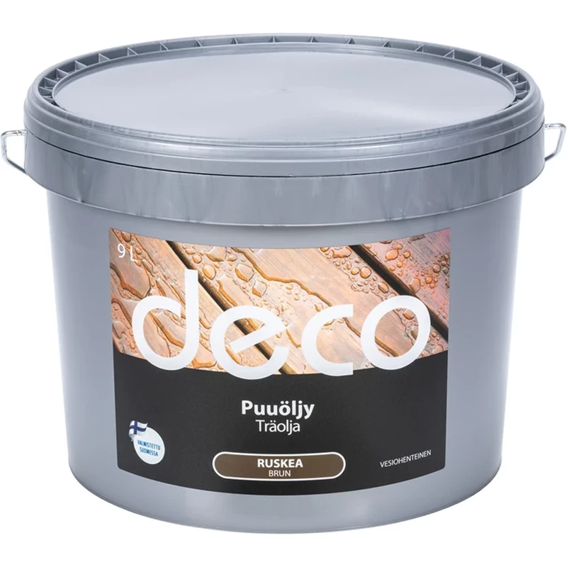 Deco Puuöljy V Premium 9l, ruskea