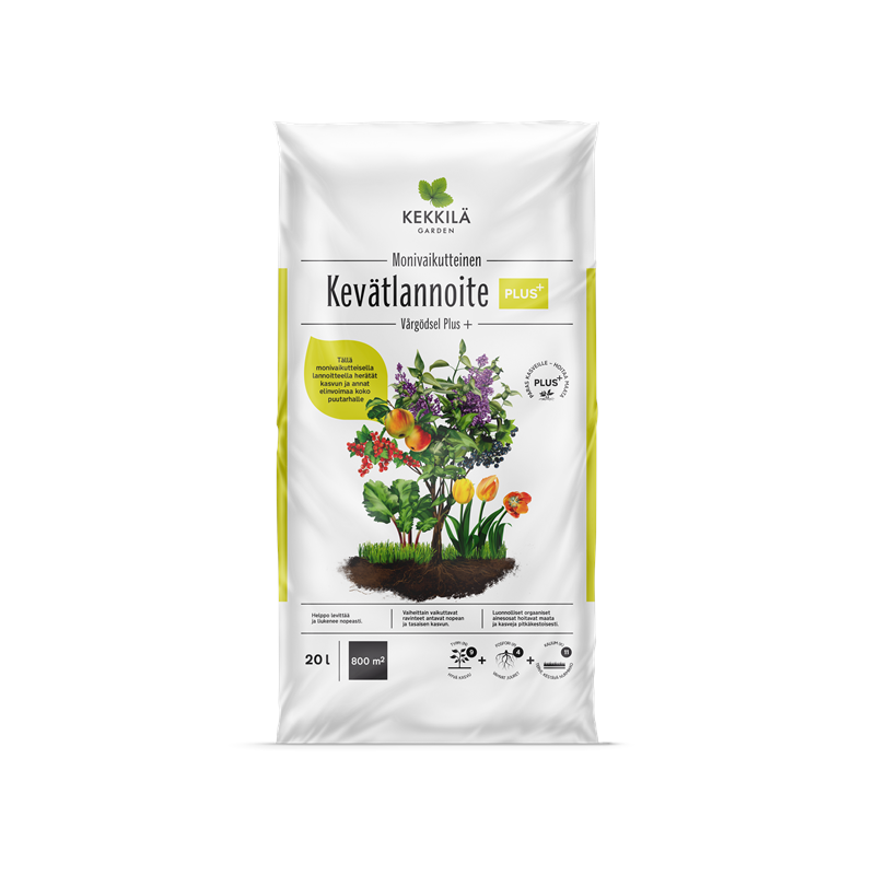 Kekkilä kevätlannoite Plus + 10 l