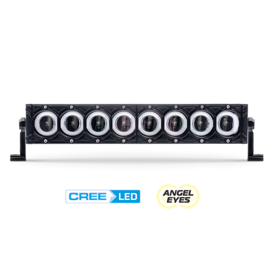 SHARK LED-valopalkki 80W 17" (43 cm) Halo Renkailla ("Angel Eyes")