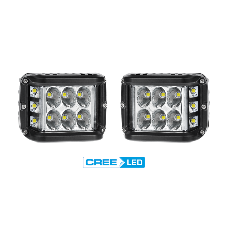 SHARK LED-valo Side Shooter 45W / 2 kpl