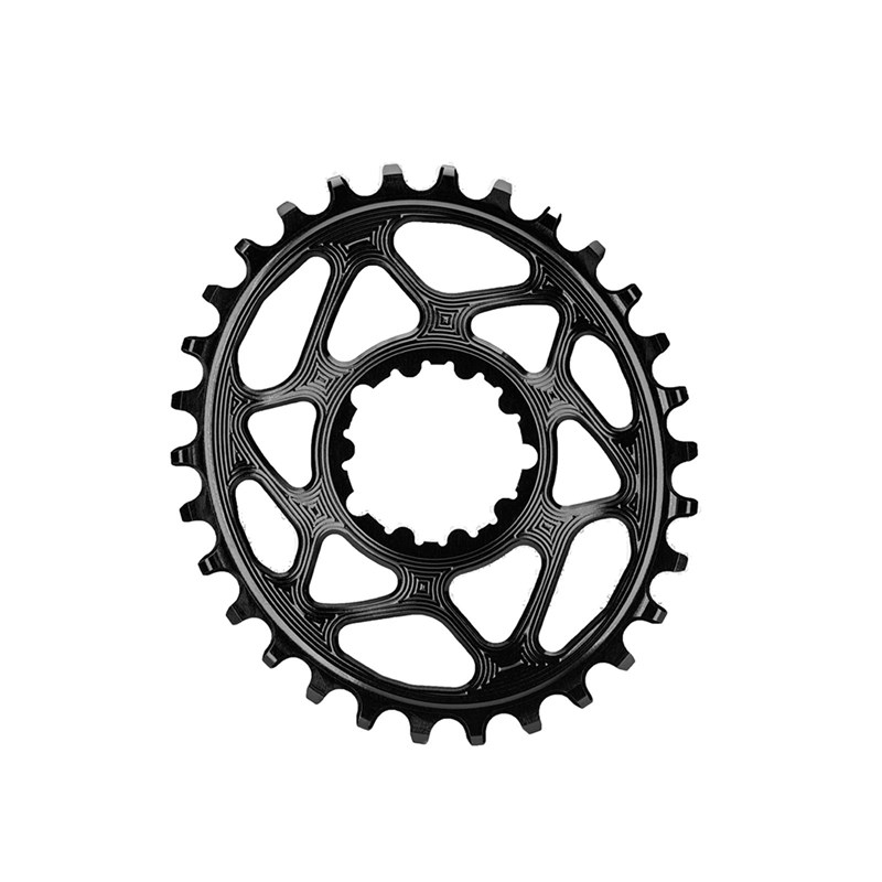 ABSOLUTEBLACK Ketjurengas suorakiinnitys, Singlespeed 30T, musta, alumiini 7075, 10/11/12 nopeus