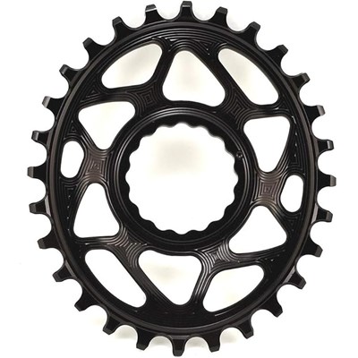 Absoluteblack Ketjurengas suorakiinnitys, Singlespeed 28T, PVD Rainbow, alumiini 7075, 10/11/12 nopeus