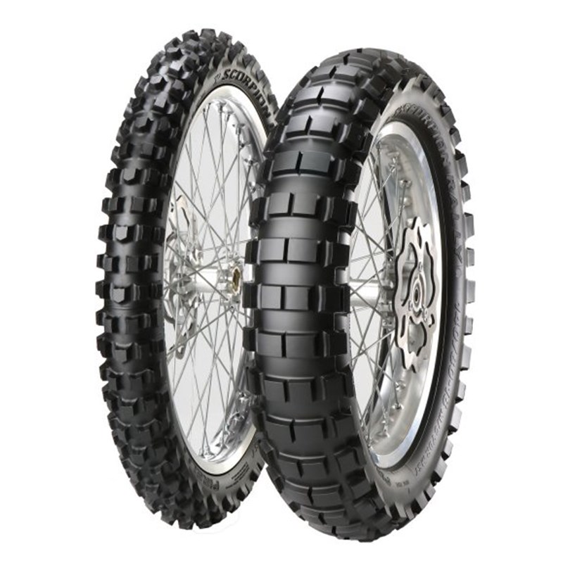 Pirelli Scorpion Rally 90/90-21 M/C 54R M+S TL wide knobs Fr