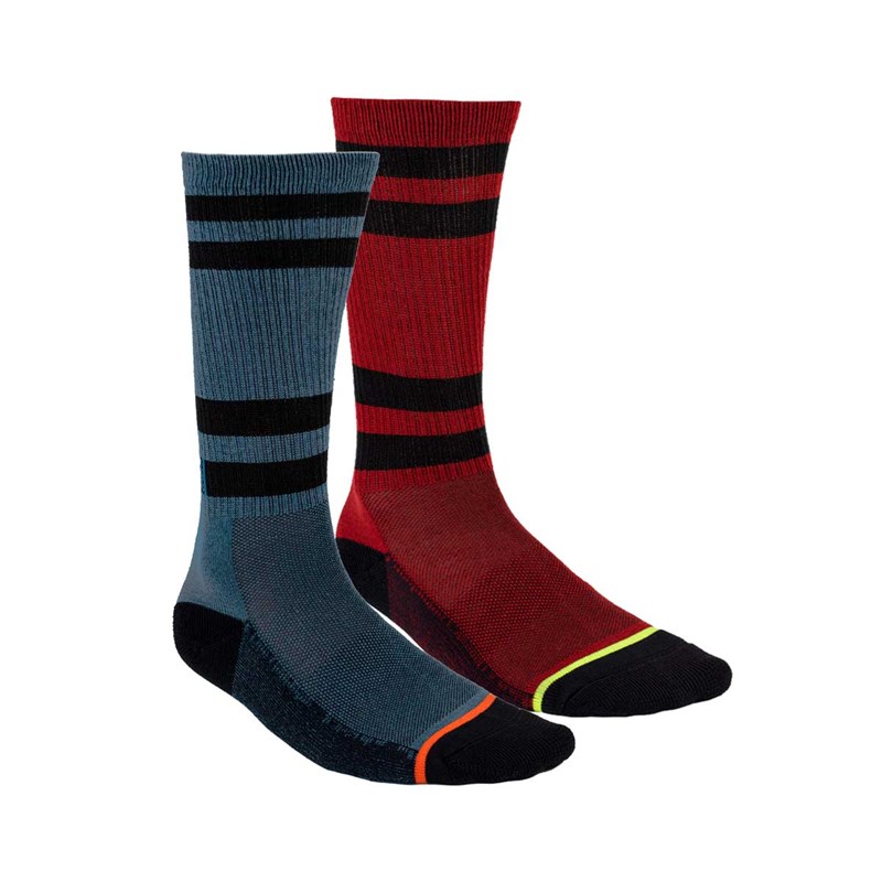 Turbo Athletic Sock L/XL Steel/Rust