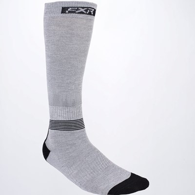 Mission Performance Socks (1 Pack) L/XL Grey Hthr/Black