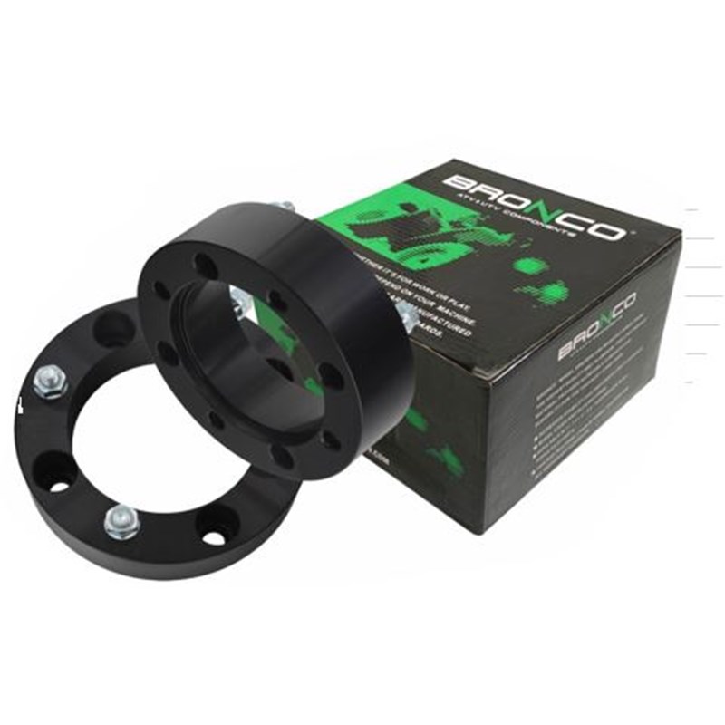 Bronco Levikepalat ATV 1" 4/136,5 M10 X 1.25mm pari Musta