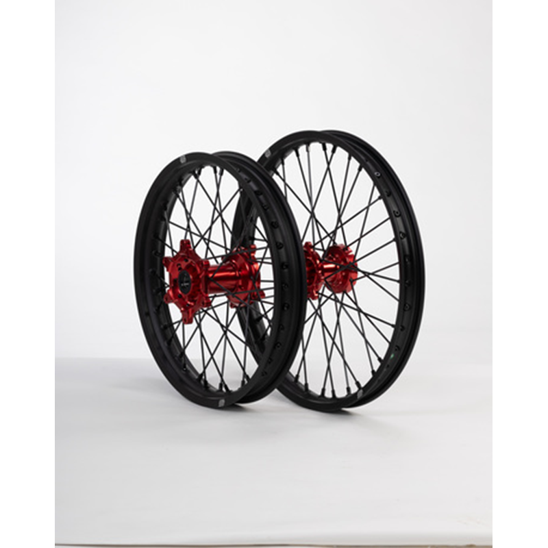 Sixty5 Honda Musta/Punainen 1.6-21/2.15-19 Mx Vannesarja