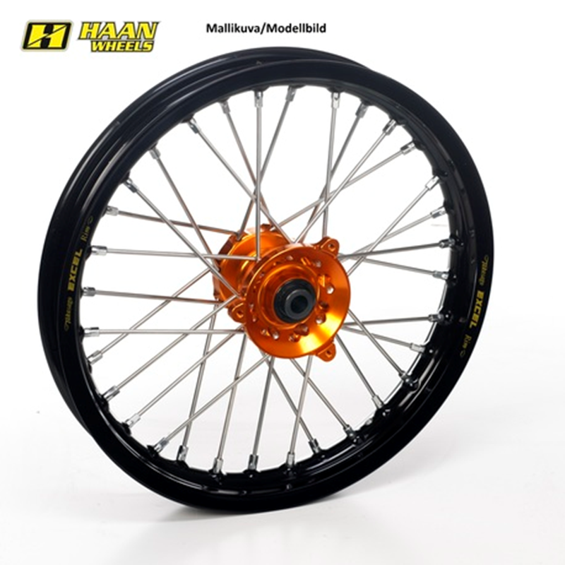 Haan Vanne Sx&Sxf&Exc Models 03-14 17-3,50 Black Rim/Orange Hub