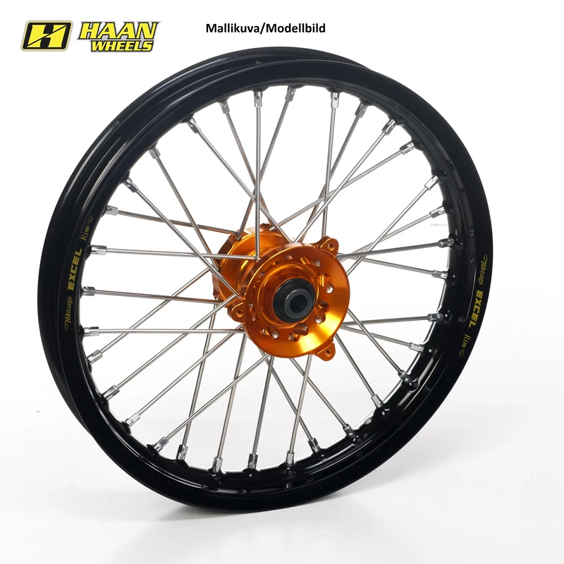 Haan Vanne Sx&Sxf&Exc Models 03-14 17-3,50 Black Rim/Orange Hub