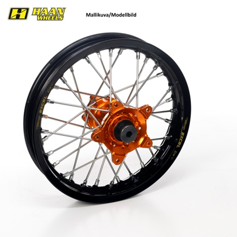 Haan Vanne Sx&Sxf 15- /Exc Models 16- 17-3,50 Black Rim/Orange Hub